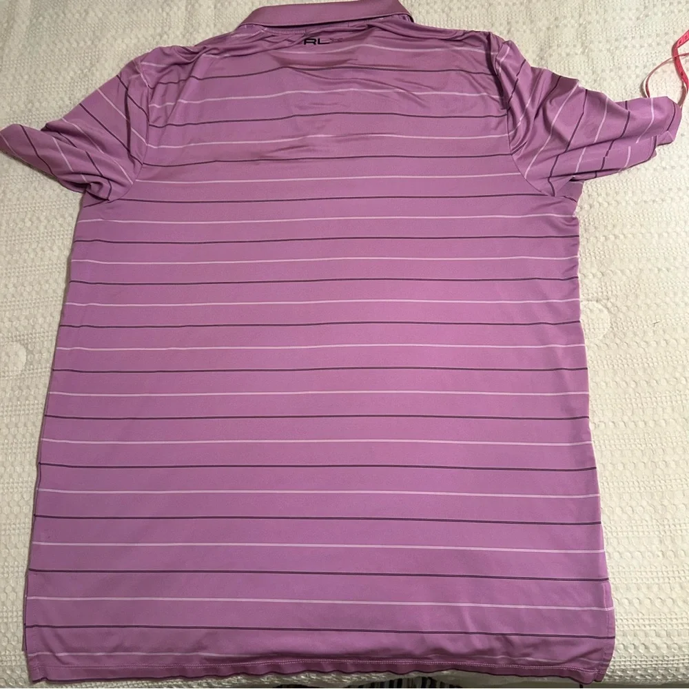 Ralph Lauren‎ RLX Lavender Polo Shirt Secco Golf Club XL